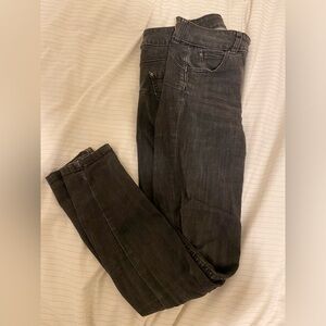 Black faded washed out jeans